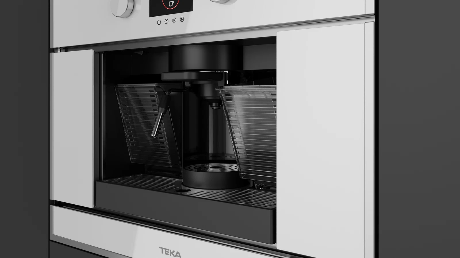 Кофемашина встраиваемая Teka Maestro CLC 835 MC WHITE-SS Белое Стекло