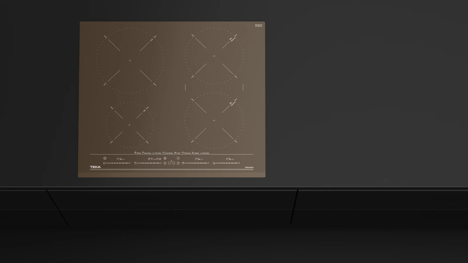 Индукционная варочная панель Synchro MasterSense 60 см / Коллекция Urban IZC 64630 MST LONDON BRICK BROWN