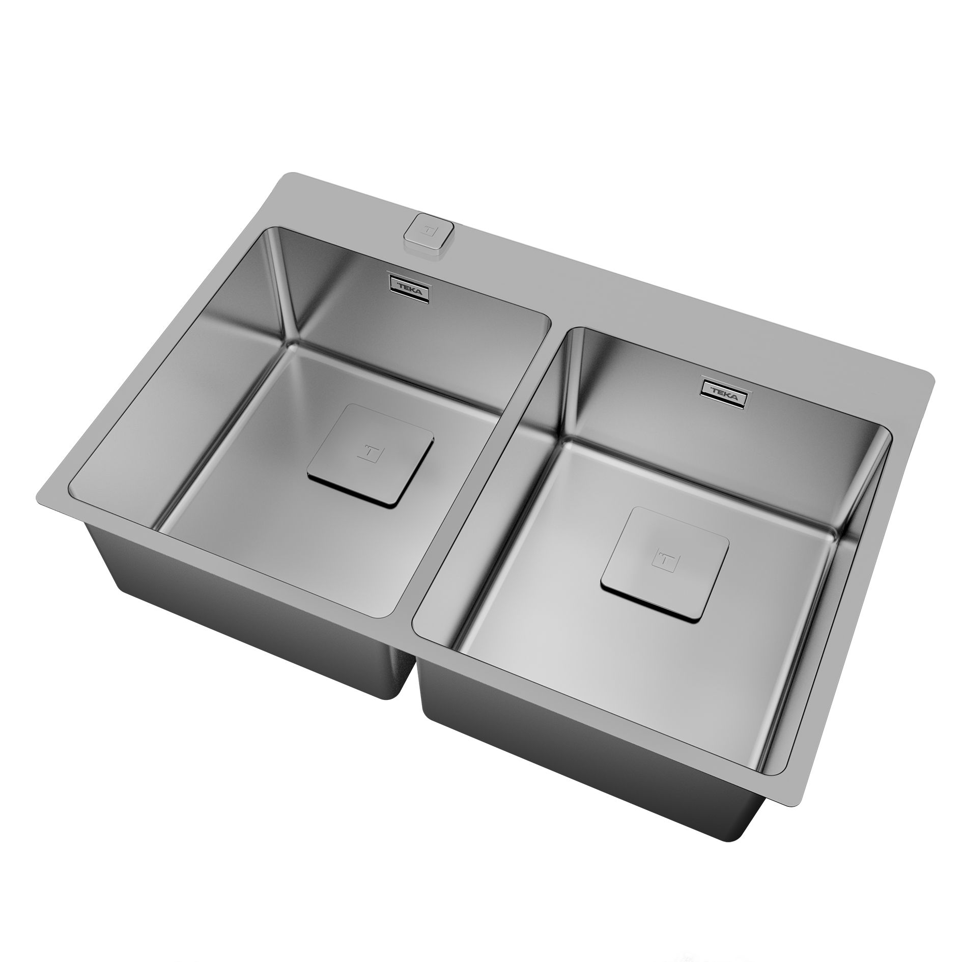 Мойка из нержавеющей стали Teka  FORLINEA RS15 2B 740 POLISHED Полированная монтаж заподлицо / монтаж сверху (плоский кант)