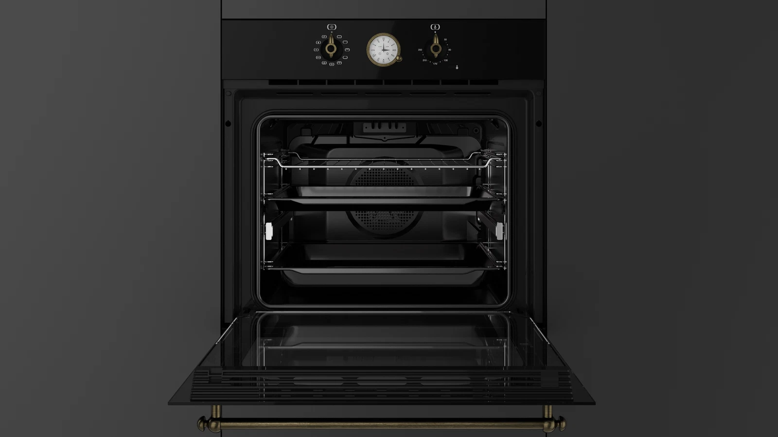 Духовой шкаф электрический Teka Country HRB 6300 ANTHRACITE-OB Антрацитовая Эмаль/Состаренная Бронза