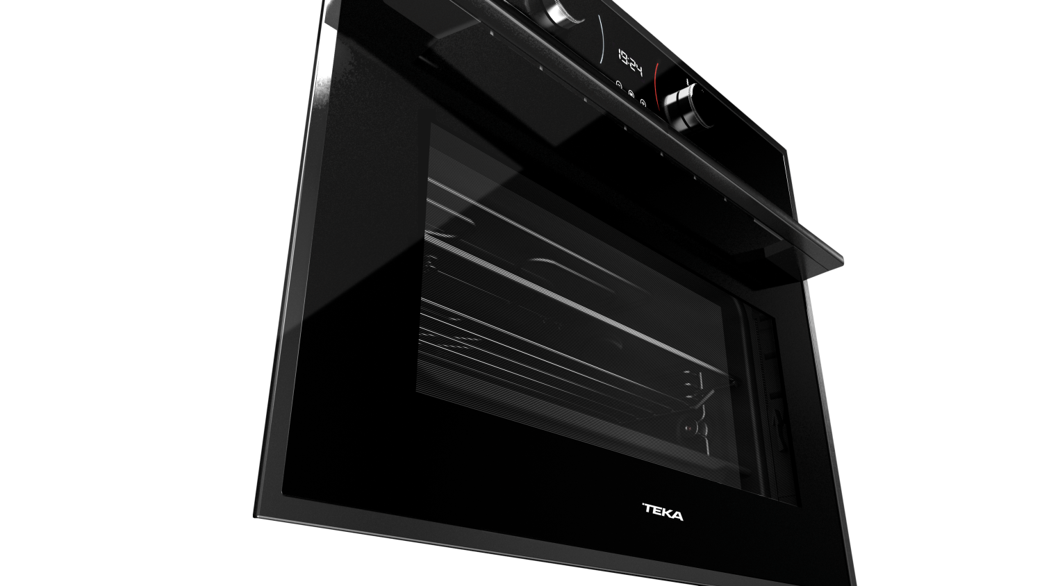 Компактный духовой шкаф  Teka Maestro HLC 840 BLACK-SS Чёрное Стекло