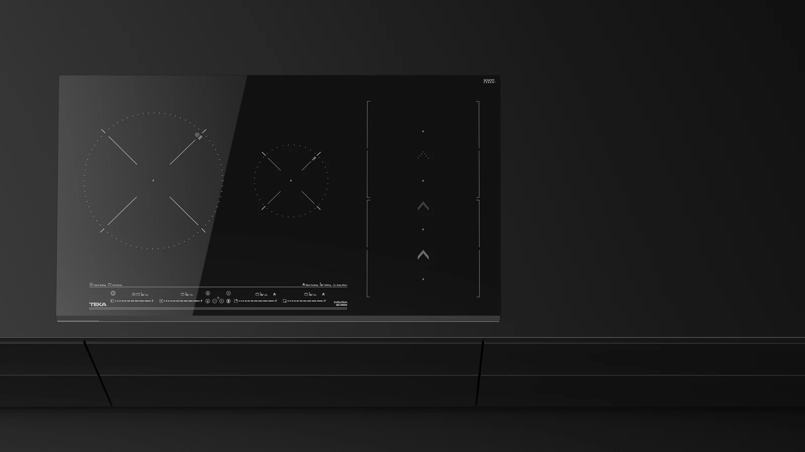 Индукционная варочная панель Flex DirectSense Slide Cooking 90 см IZS 96600 MSP BLACK