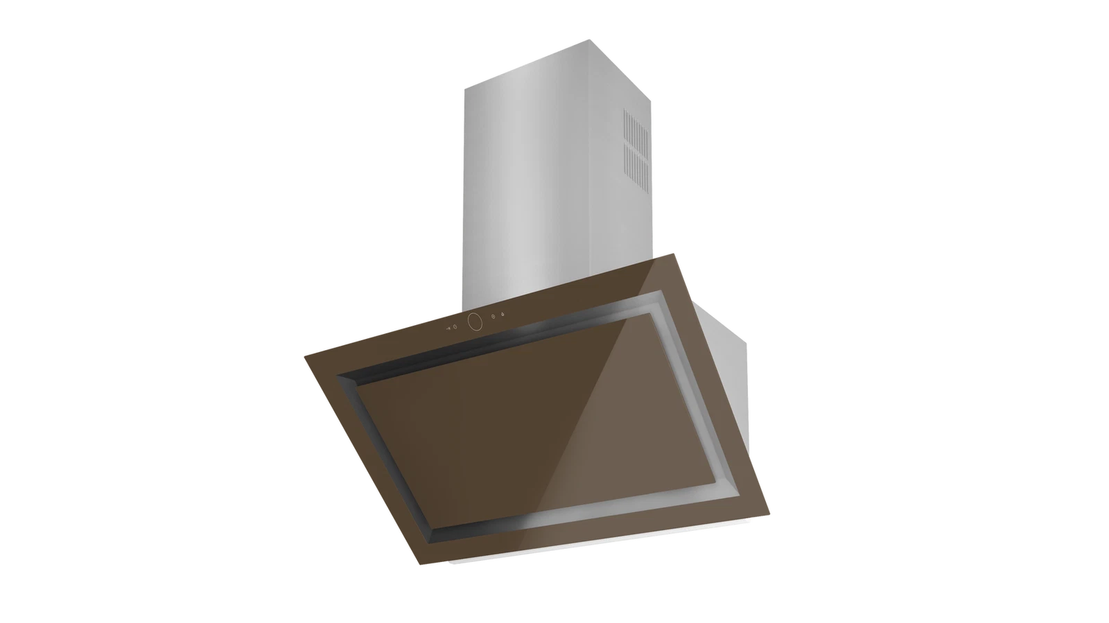 Пристенная вертикальная вытяжка шириной 90 см/ Коллекция Urban DLV 985 LONDON BRICK BROWN