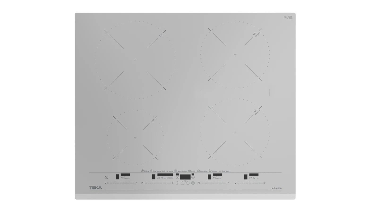 Индукционная варочная панель Synchro MasterSense 60 см / Коллекция Urban IZC 64630 MST STEAM GREY