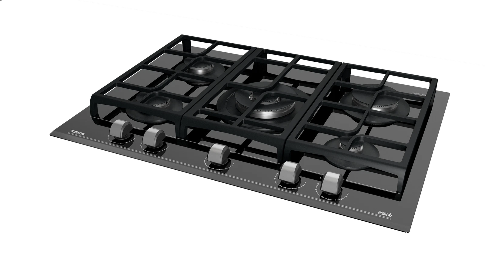 Варочная панель газ на стекле 70 см / Коллекция Urban GZC 75330 XBN NIGHT RIVER BLACK