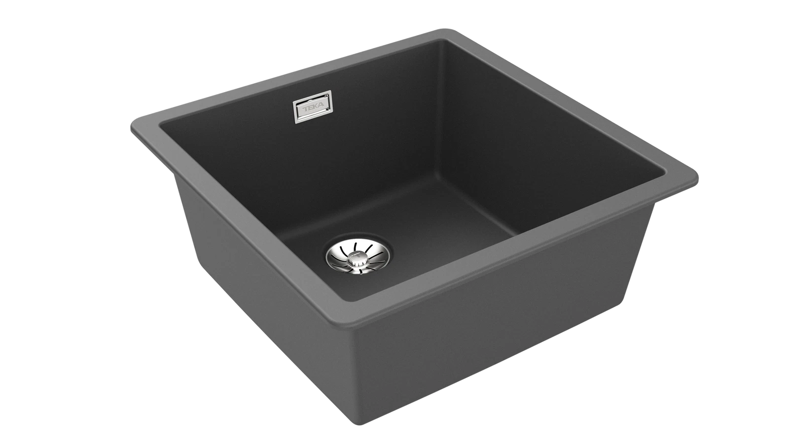 Мойка подстольного / врезного монтажа из Тегранита Плюс с 1 чашей RADEA R10 40.40 M-TG DARK GREY