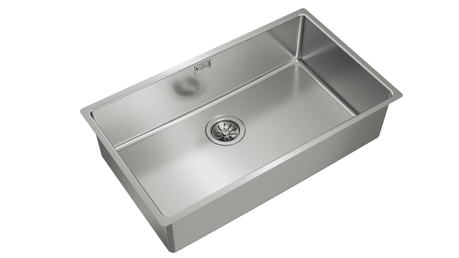 Мойка из нержавеющей стали с1-ой чашей/ Подстольный монтаж BE LINEA RS15 71.40 POLISHED