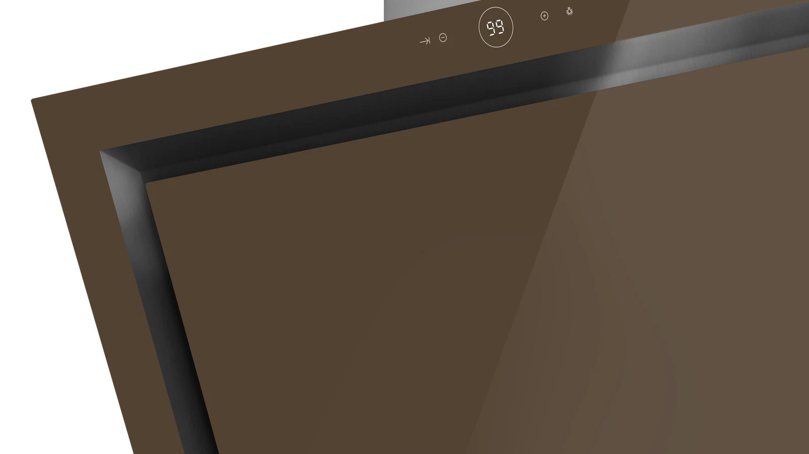 Пристенная вертикальная вытяжка шириной 90 см/ Коллекция Urban DLV 985 LONDON BRICK BROWN