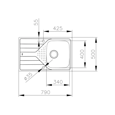 Мойка из нержавеющей стали врезная Teka  UNIVERSE 45 T-XM 1B 1D MCTXT Микротекстурированная