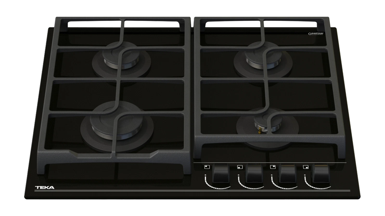 Варочная панель газ на стекле 60 см / Коллекция Urban GBC 64100 KBN NIGHT RIVER BLACK