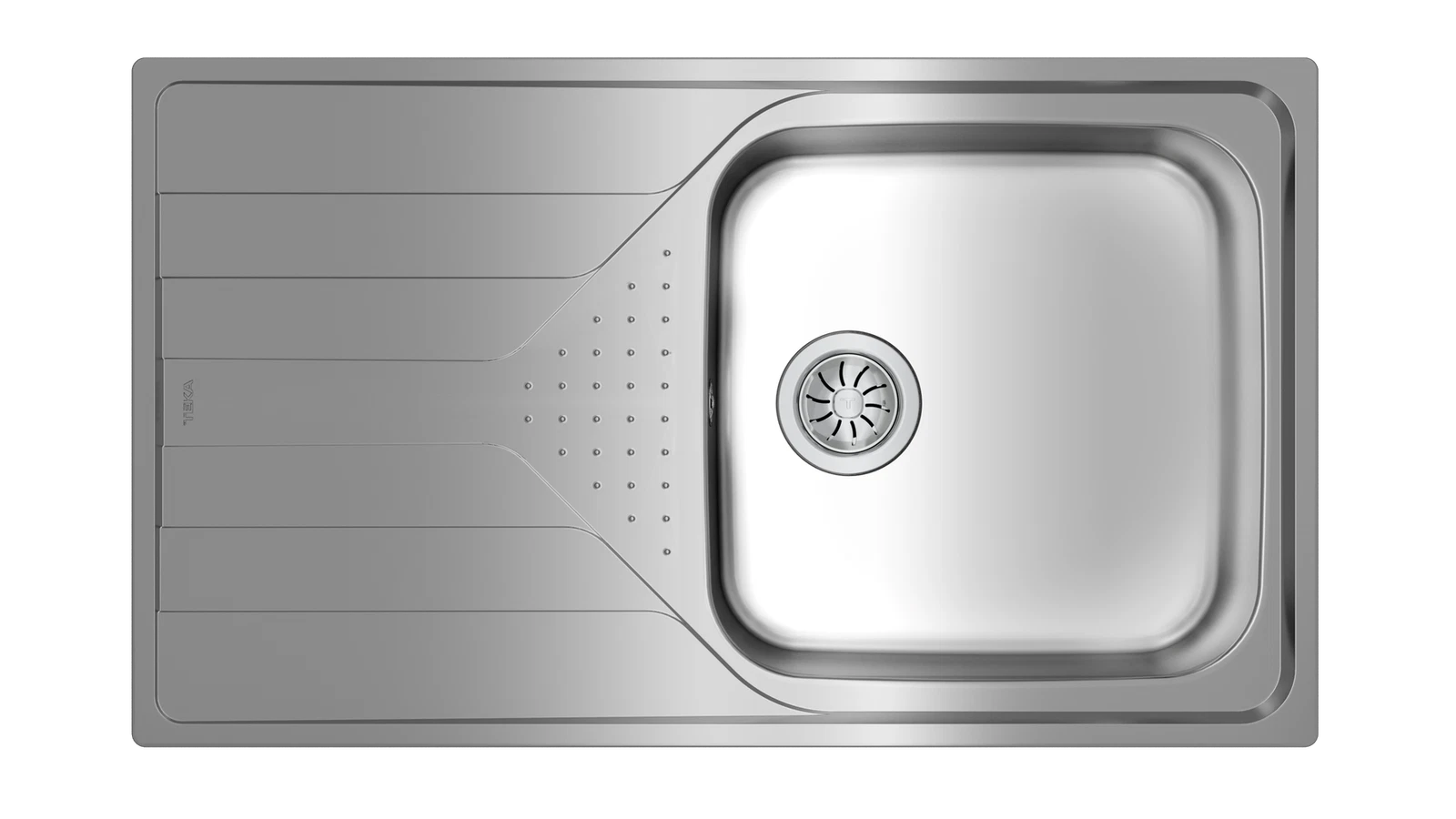 Мойка из нержавеющей стали врезная Teka  UNIVERSE 50 T-XP 1B 1D PLUS POLISHED Полированная