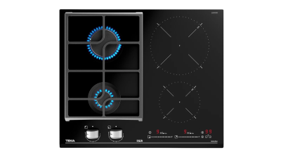 Варочная панель HYBRID Индукция DirectSense и Газ ExactFlame 60 см HYBRID JZC 64322 ABN Black