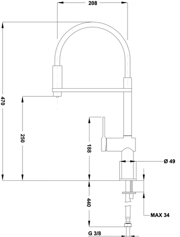 Смеситель с функцией фильтра с LED-индикацией E-PURE EP 937 CHROME