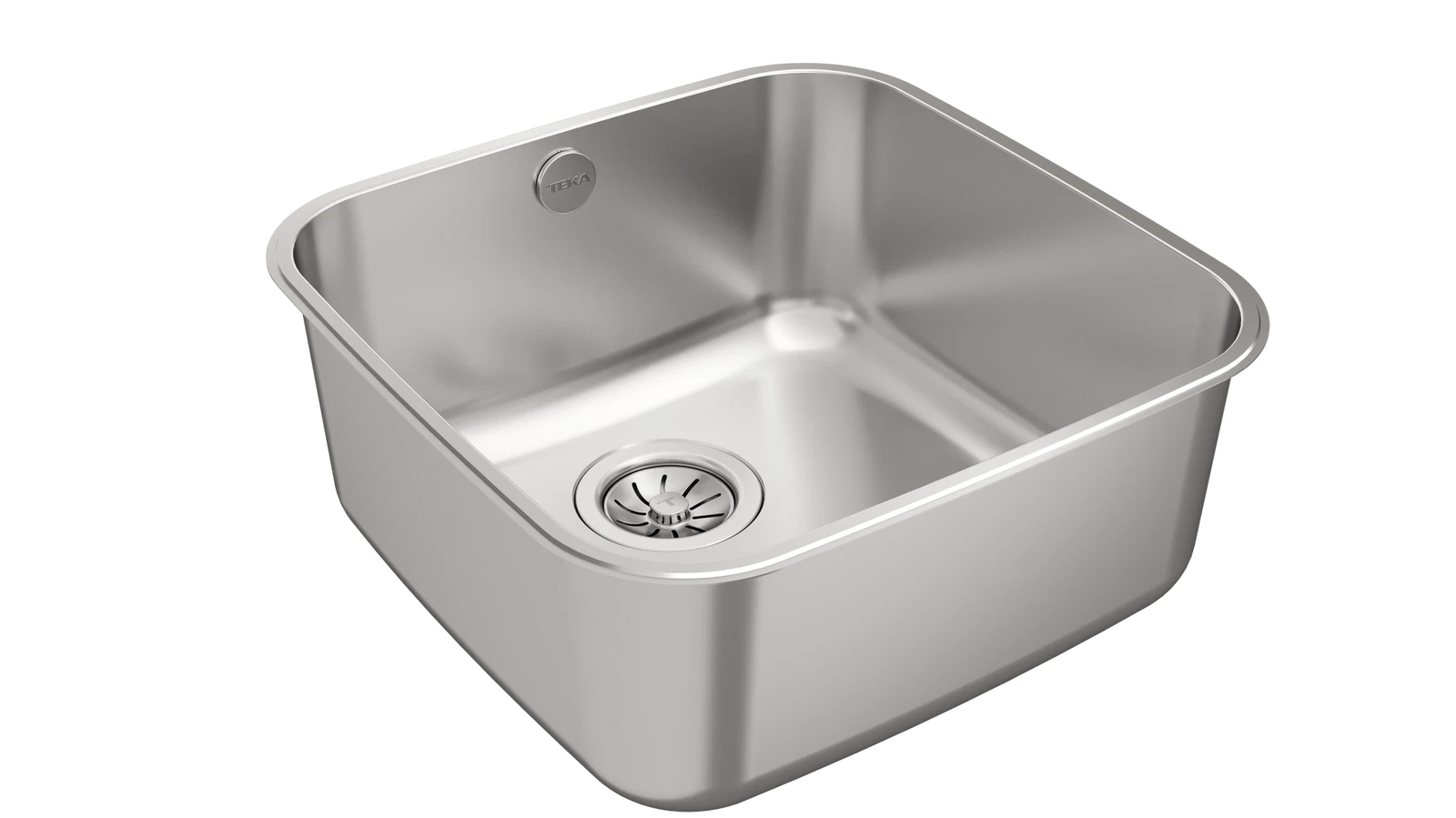 Мойка из нержавеющей стали с 1-ой чашей/ Подстольный монтаж BE 40.40.20 PLUS POLISHED