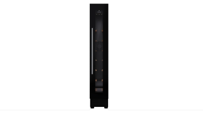 Встраиваемый винный кулер подстольного монтажа RVU 10008 BLACK GLASS