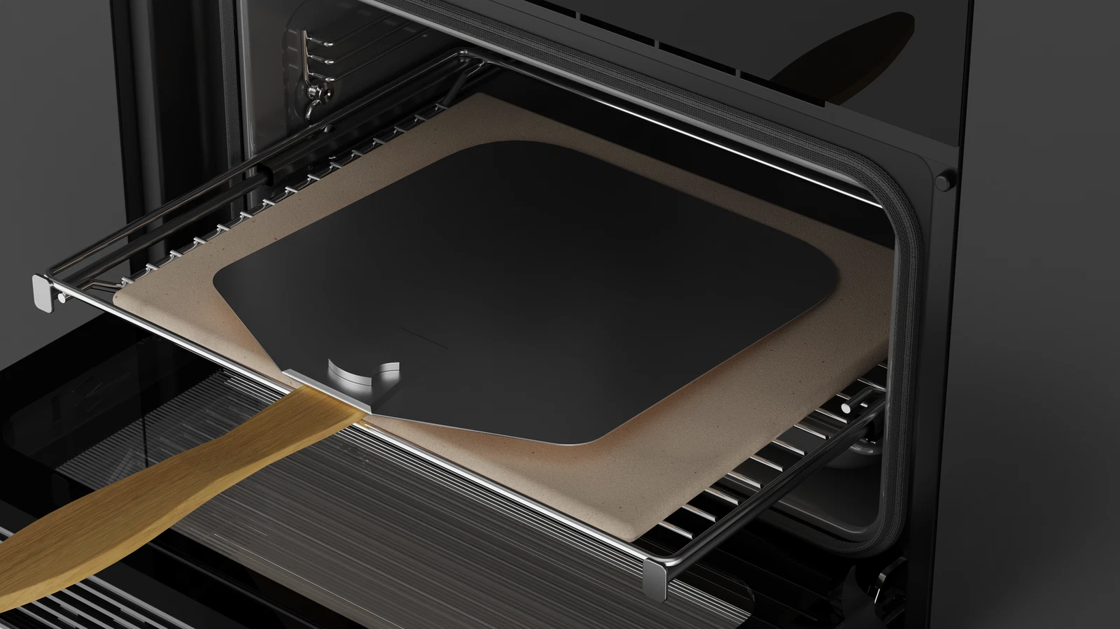 Компактный духовой шкаф  Teka Urban MAESTROPIZZA HLC 8510P NIGHT RIVER BLACK Ночная Река