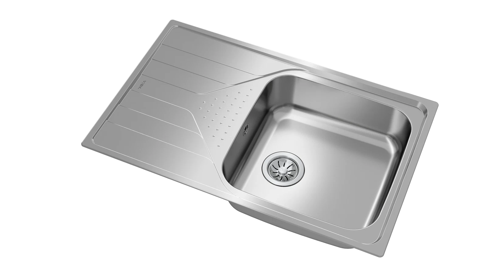 Мойка из нержавеющей стали врезная Teka  UNIVERSE 50 T-XP 1B 1D MAX POLISHED Полированная