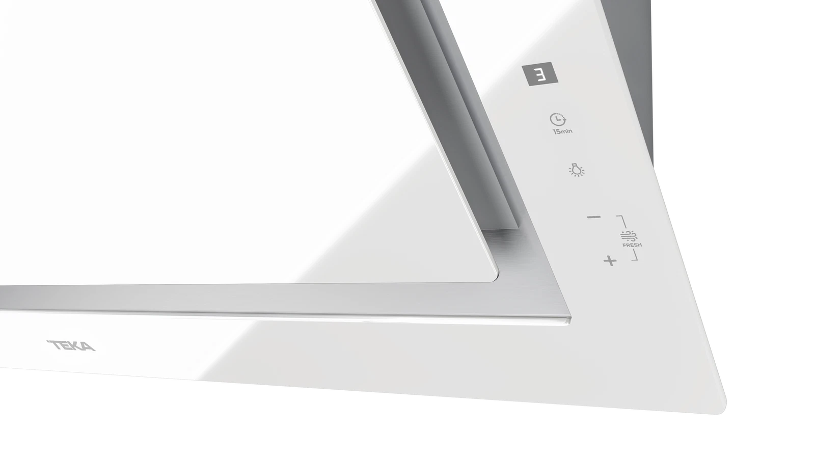 Пристенная вертикальная вытяжка шириной 60 см / Коллекция Urban DLV 68660 TOS WHITE MARBLE