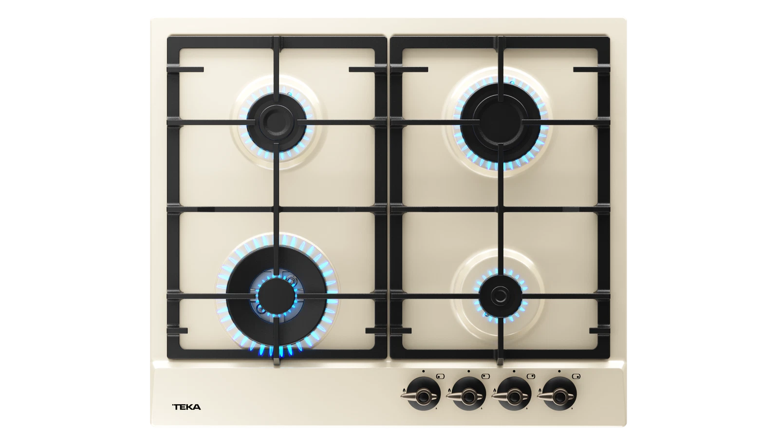 Газовая варочная панель 60 см GSC 64320 RBN VANILLA-OB