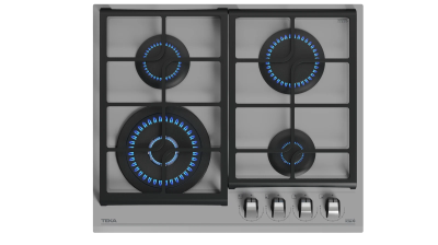 Варочная панель газ на стекле 60 см / Коллекция Urban GZC 64320 STEAM GREY