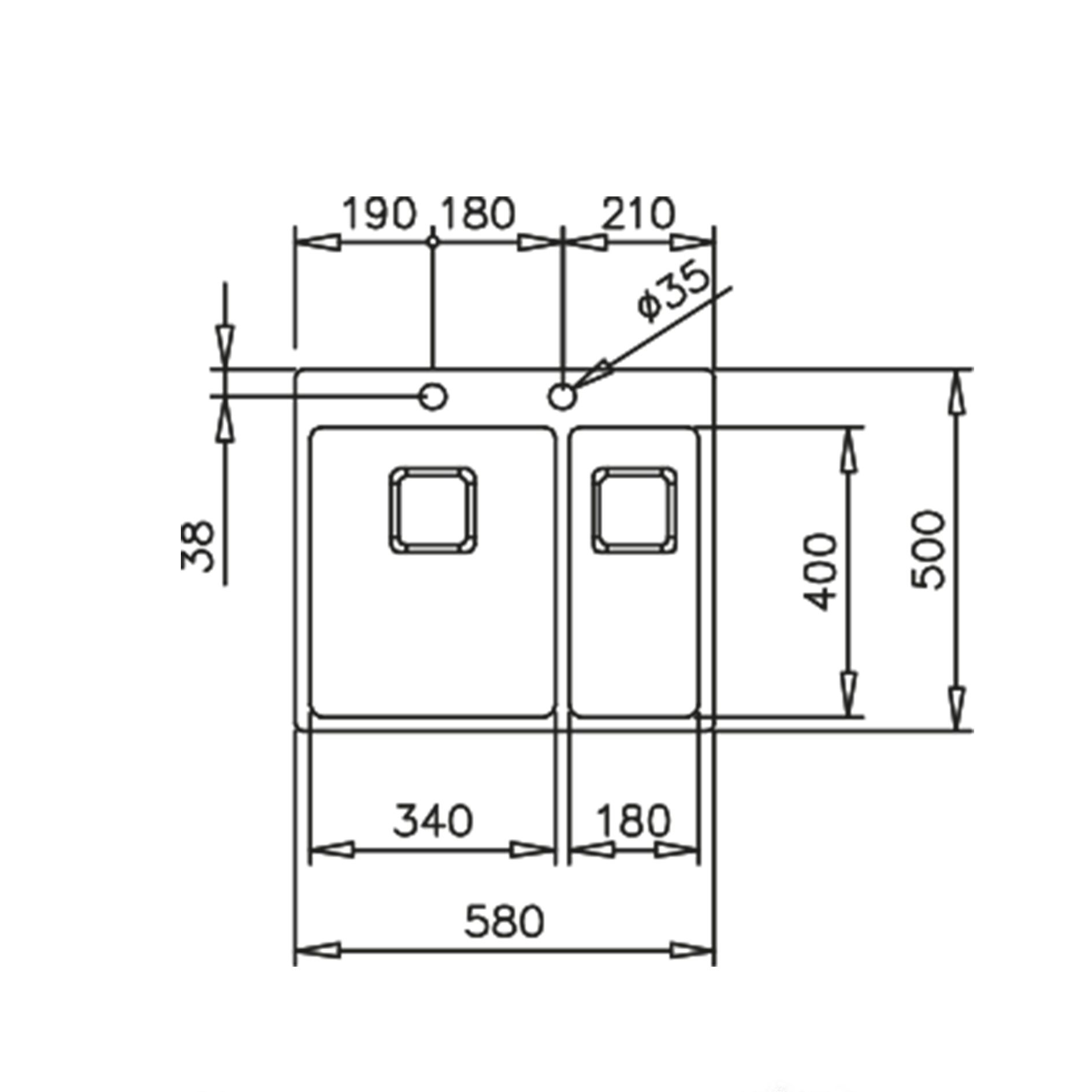FREG. FORLINEA RS15 2C 580 1Ø 3½ SQ C/REB SF