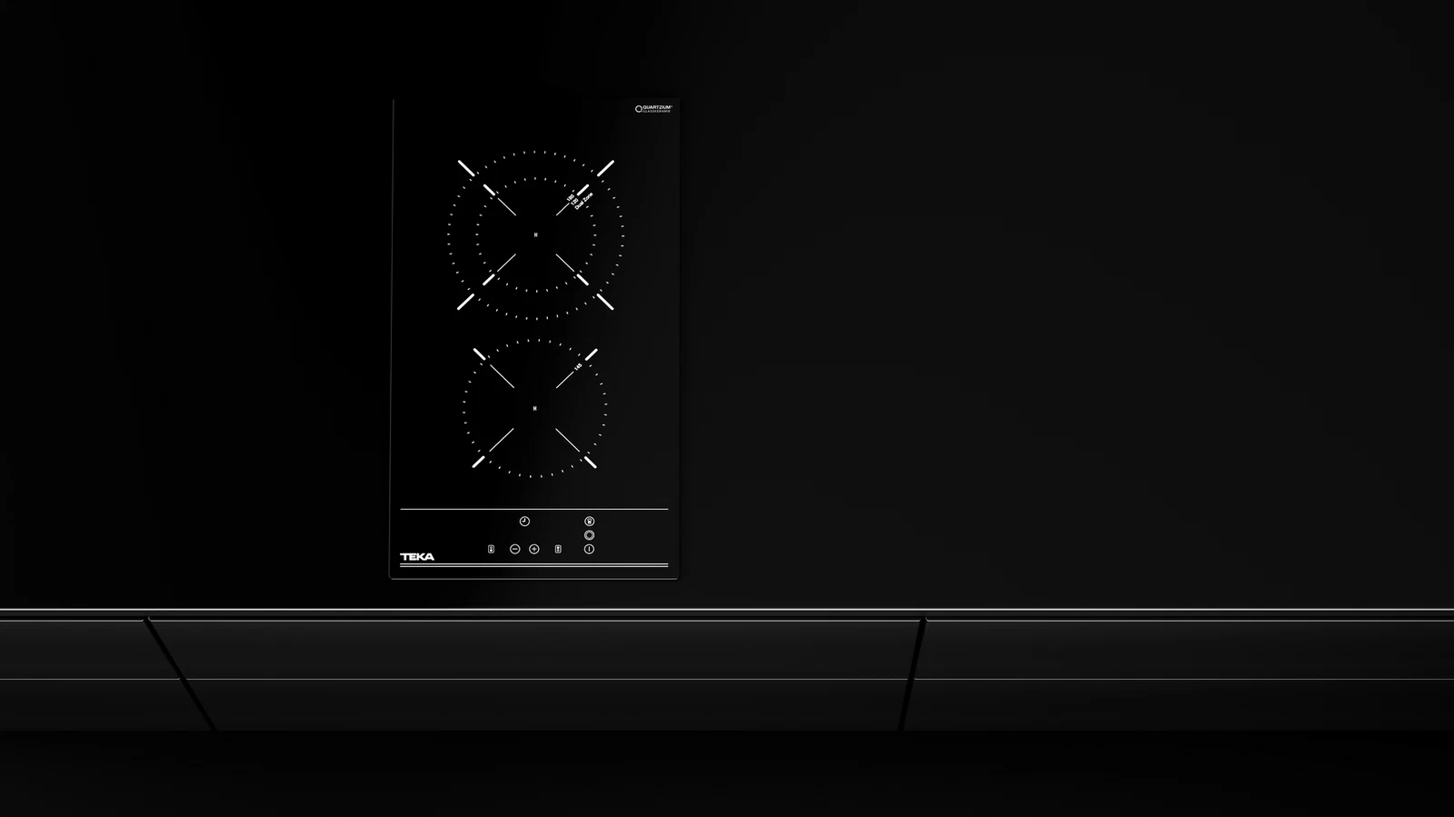 Модульная стеклокерамическая варочная панель 30 см TBC 32010 TTC BLACK