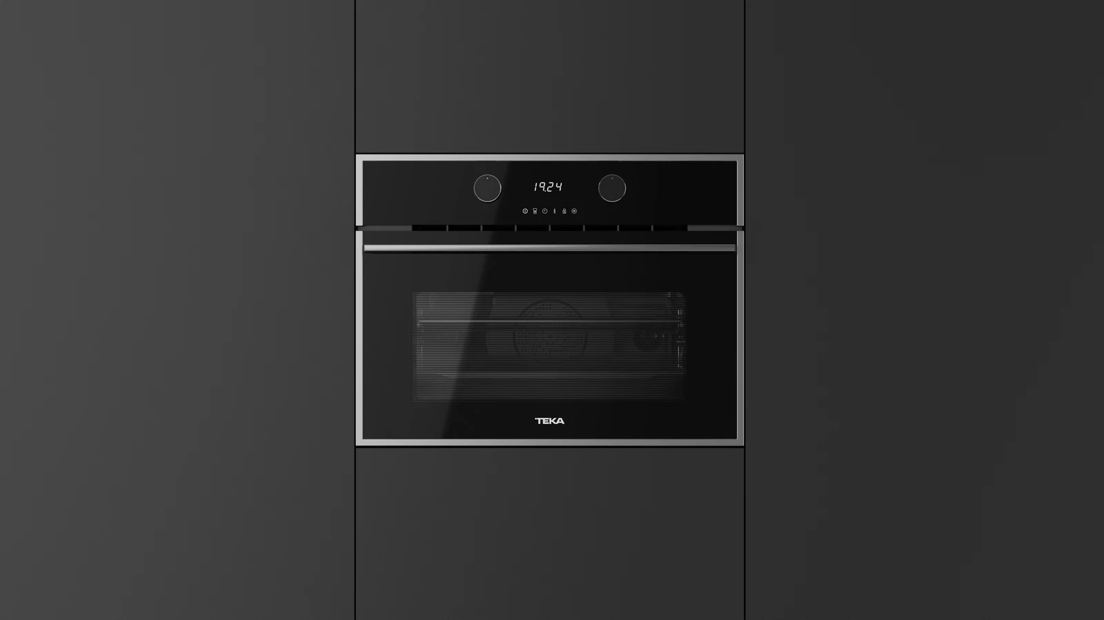 Компактный духовой шкаф  Teka Maestro HLC 860P BLACK-SS Чёрное Стекло