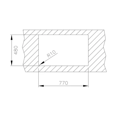 Мойка из нержавеющей стали врезная Teka  UNIVERSE 50 T-XP 1B 1D MAX POLISHED Полированная
