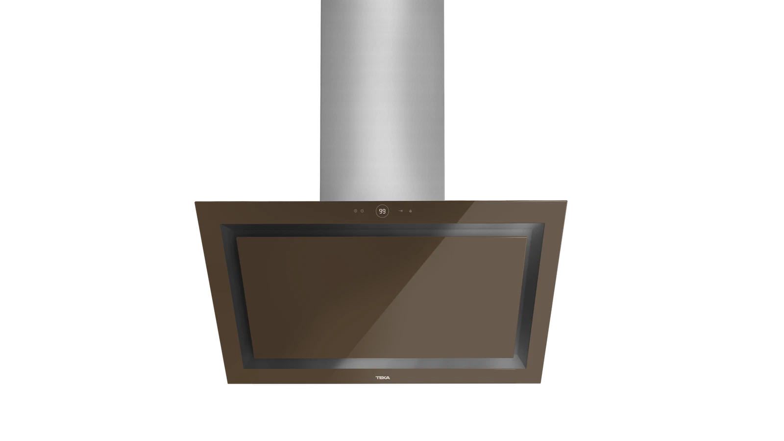 Пристенная вертикальная вытяжка шириной 90 см/ Коллекция Urban DLV 985 LONDON BRICK BROWN