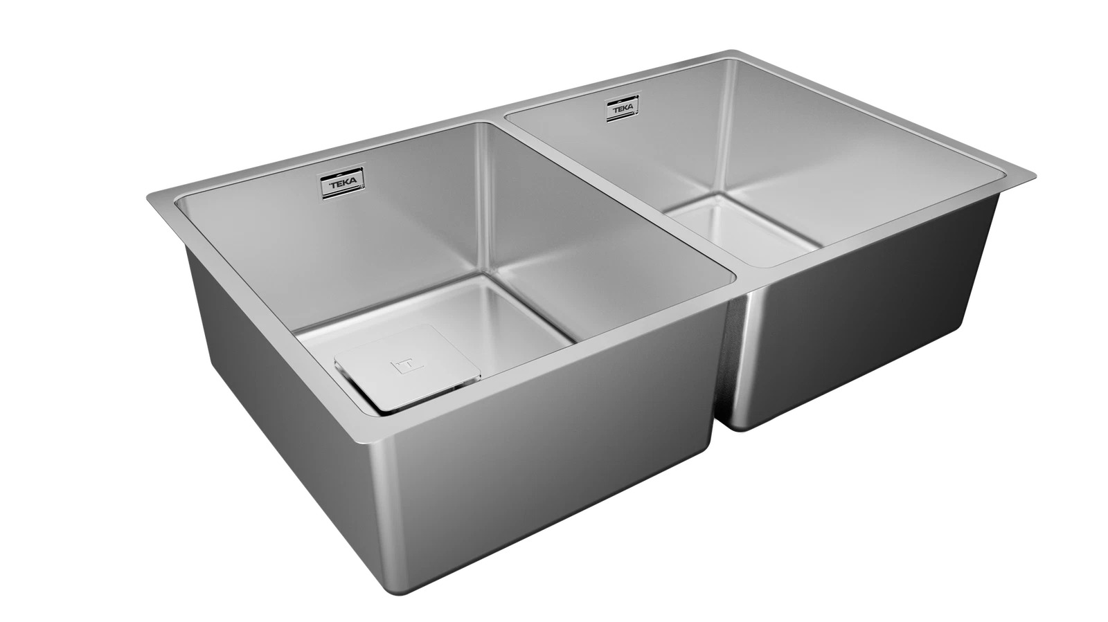 Мойка из нержавеющей стали Teka  FLEXLINEA RS15 2B 740 POLISHED Полированная подстольного монтажа / монтаж заподлицо / монтаж сверху (плоский кант)