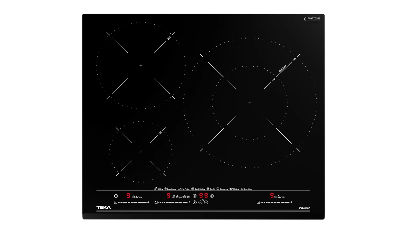 Индукционная панель MasterSense 60 см IZC 63630 MST BLACK
