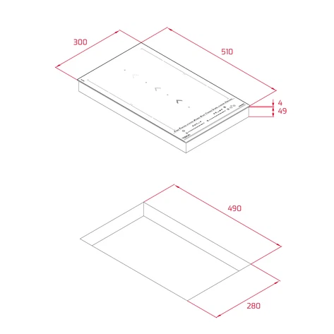 Индукционная варочная панель Flex MasterSense Slide Cooking Domino 30 см IZS 34700 MST BLACK
