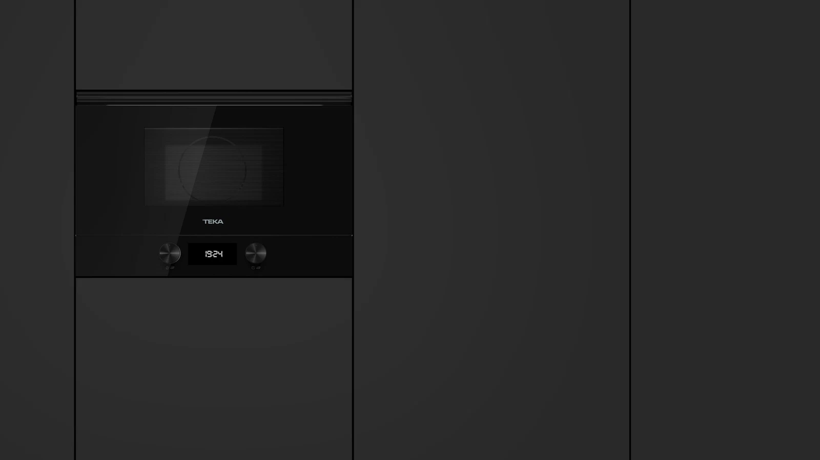 Встраиваемая микроволновая печь Teka Full Black ML 8220 BIS L FULL BLACK Полностью Чёрный