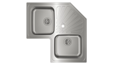 Мойка из нержавеющей стали врезная Teka  ANGULAR 2B POLISHED Полированная