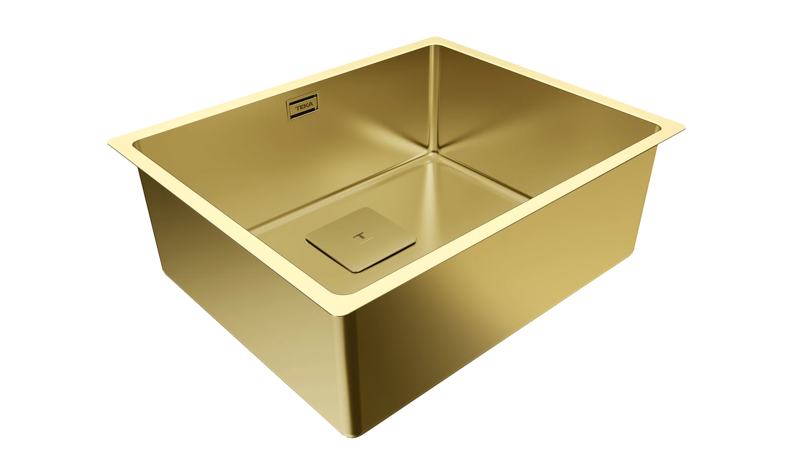 Мойка из нержавеющей стали Teka  FLEXLINEA RS15 50.40 PVD BRASS PVD покрытие / Состаренная Бронза подстольного монтажа / монтаж заподлицо / монтаж сверху (плоский кант)