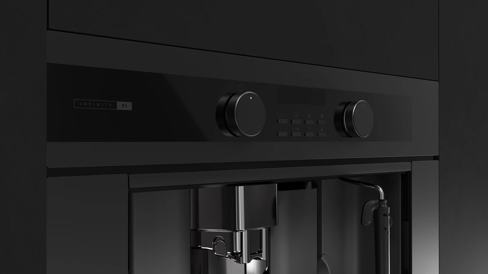 Кофемашина встраиваемая Teka Infinity CLC 85-G1 GM MATT BLACK Матовый Чёрный