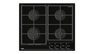 Варочная панель газ на стекле 60 см / Коллекция Urban GBC 64100 KBN NIGHT RIVER BLACK