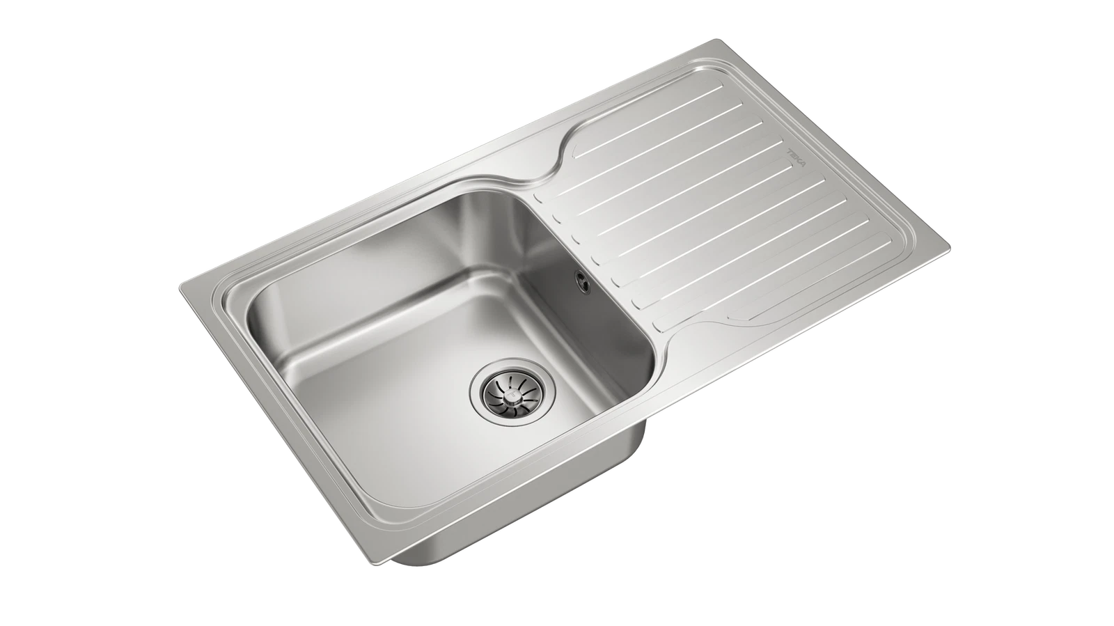 Мойка из нержавеющей стали с 1-ой чашей/ Врезной монтаж CLASSIC 1B 1D POLISHED