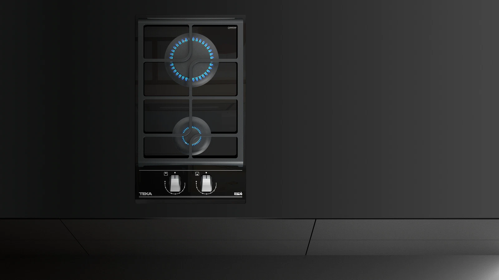 Варочная панель газ на стекле 30 см GZC 32300 XBN BLACK