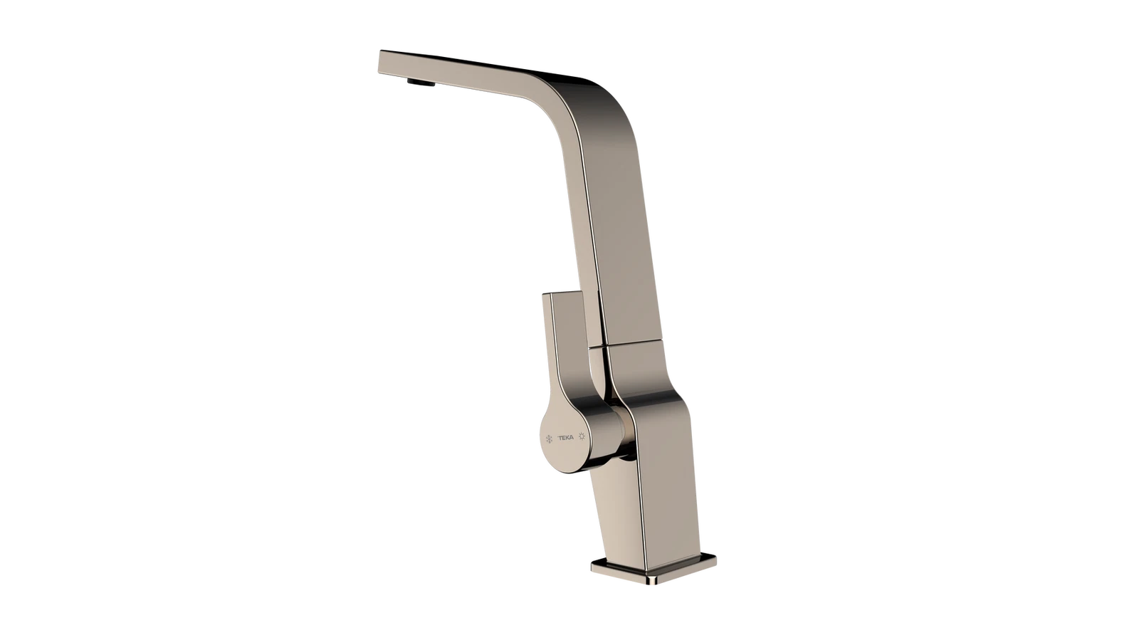 Дизайнерский смеситель Icon. Люксовое долговечное PVD-покрытие ICC 915 GRAPHITE