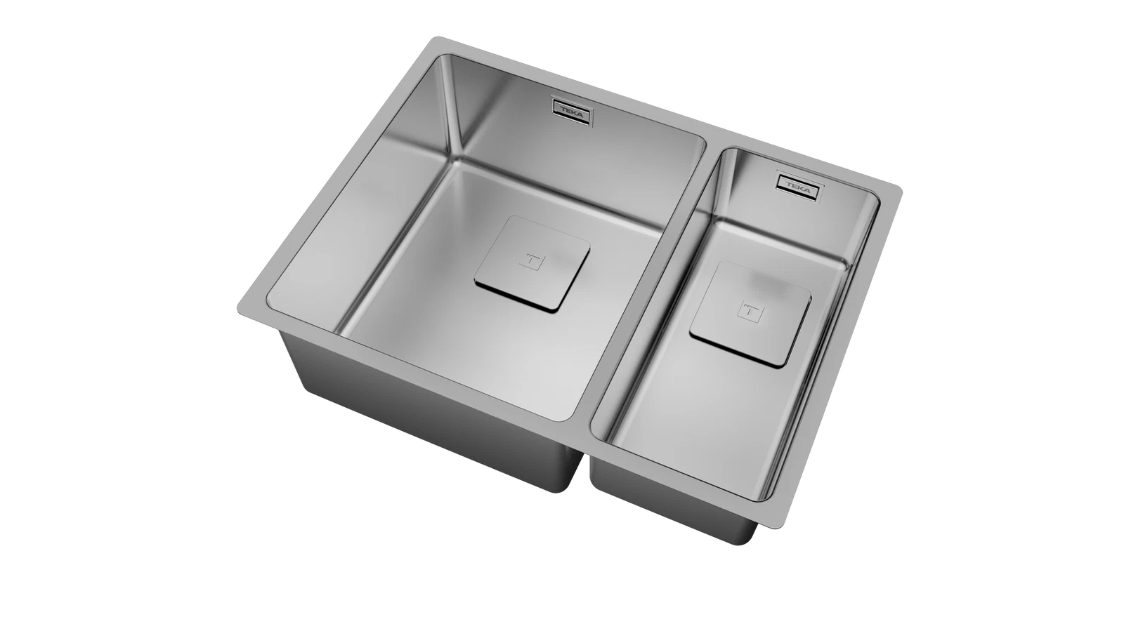 Мойка из нержавеющей стали Teka  FLEXLINEA RS15 2B 580 POLISHED Полированная подстольного монтажа / монтаж заподлицо / монтаж сверху (плоский кант)