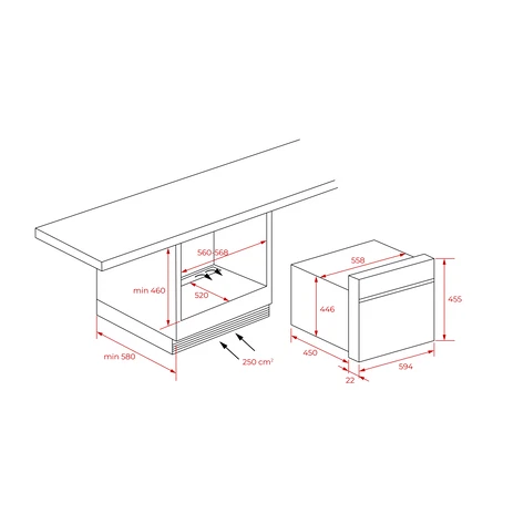 Встраиваемая микроволновая печь Teka Country MWR 32 BIA ANTHRACITE-OS Антрацитовая Эмаль/Состаренное Серебро