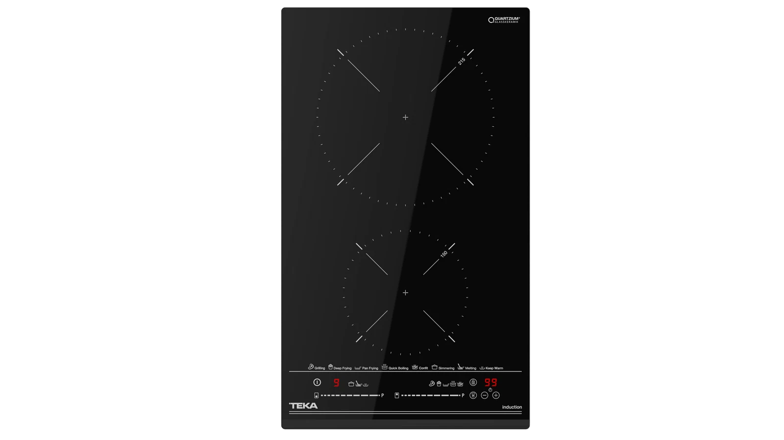 Индукционная варочная панель MasterSense Domino 30 см IZC 32600 MST BLACK