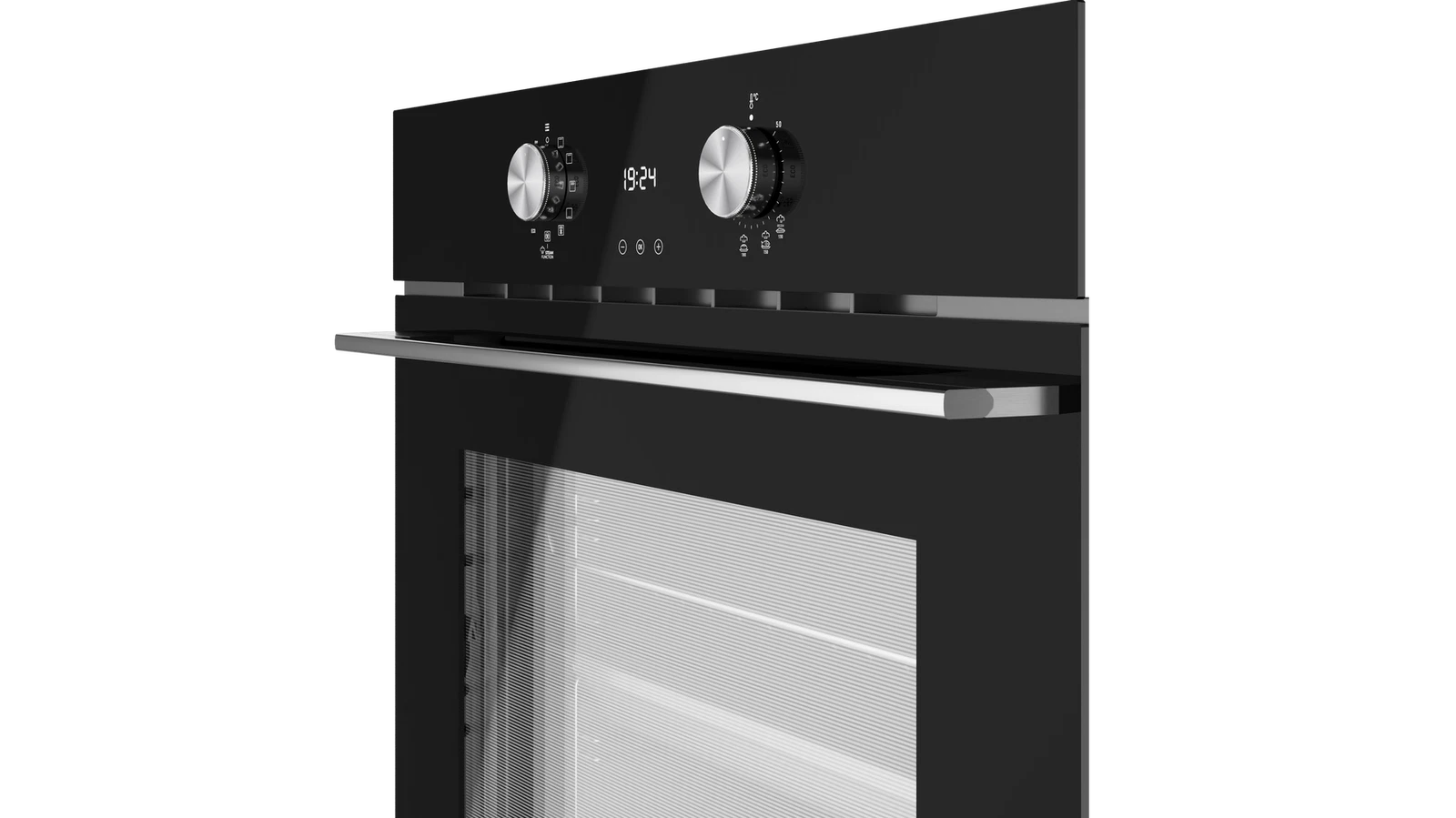 Мультифункциональный духовой шкаф с системой чистки DualClean, режимом турбо и с функцией готовки на пару/ Коллекция Urban EasySteam HLB 8418 P S NIGHT RIVER BLACK