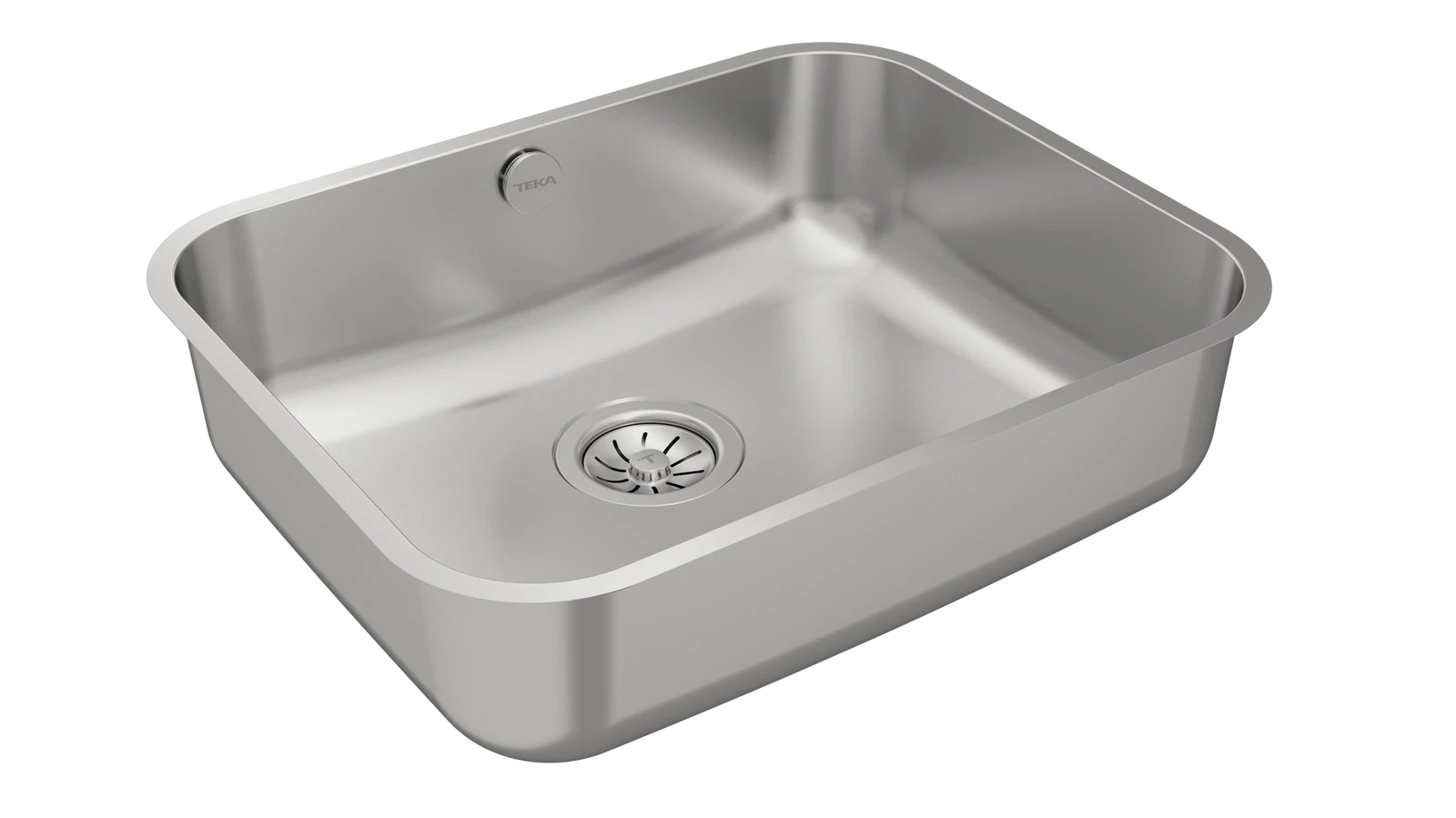 Мойка из нержавеющей стали с 1-ой чашей/ Подстольный монтаж BE 50.40.20 MAX POLISHED