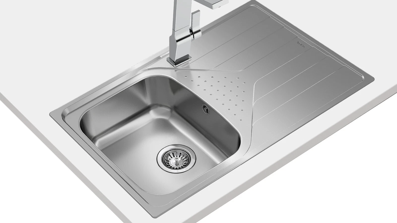 Мойка из нержавеющей стали врезная Teka  UNIVERSE 45 T-XN 1B 1D MATT Матовая