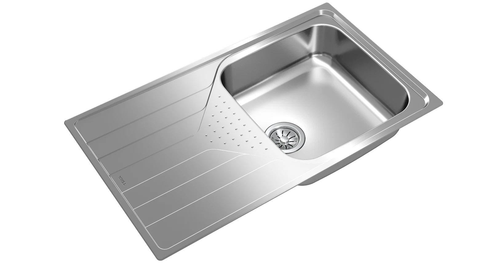 Мойка из нержавеющей стали врезная Teka  UNIVERSE 50 T-XP 1B 1D PLUS POLISHED Полированная