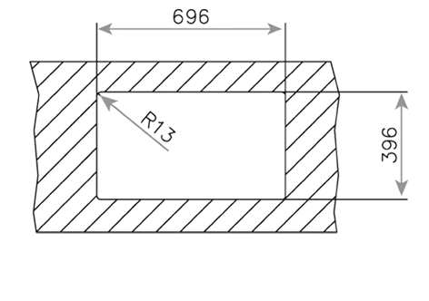 Мойка из нержавеющей стали Teka  FLEXLINEA RS15 2B 740 POLISHED Полированная подстольного монтажа / монтаж заподлицо / монтаж сверху (плоский кант)