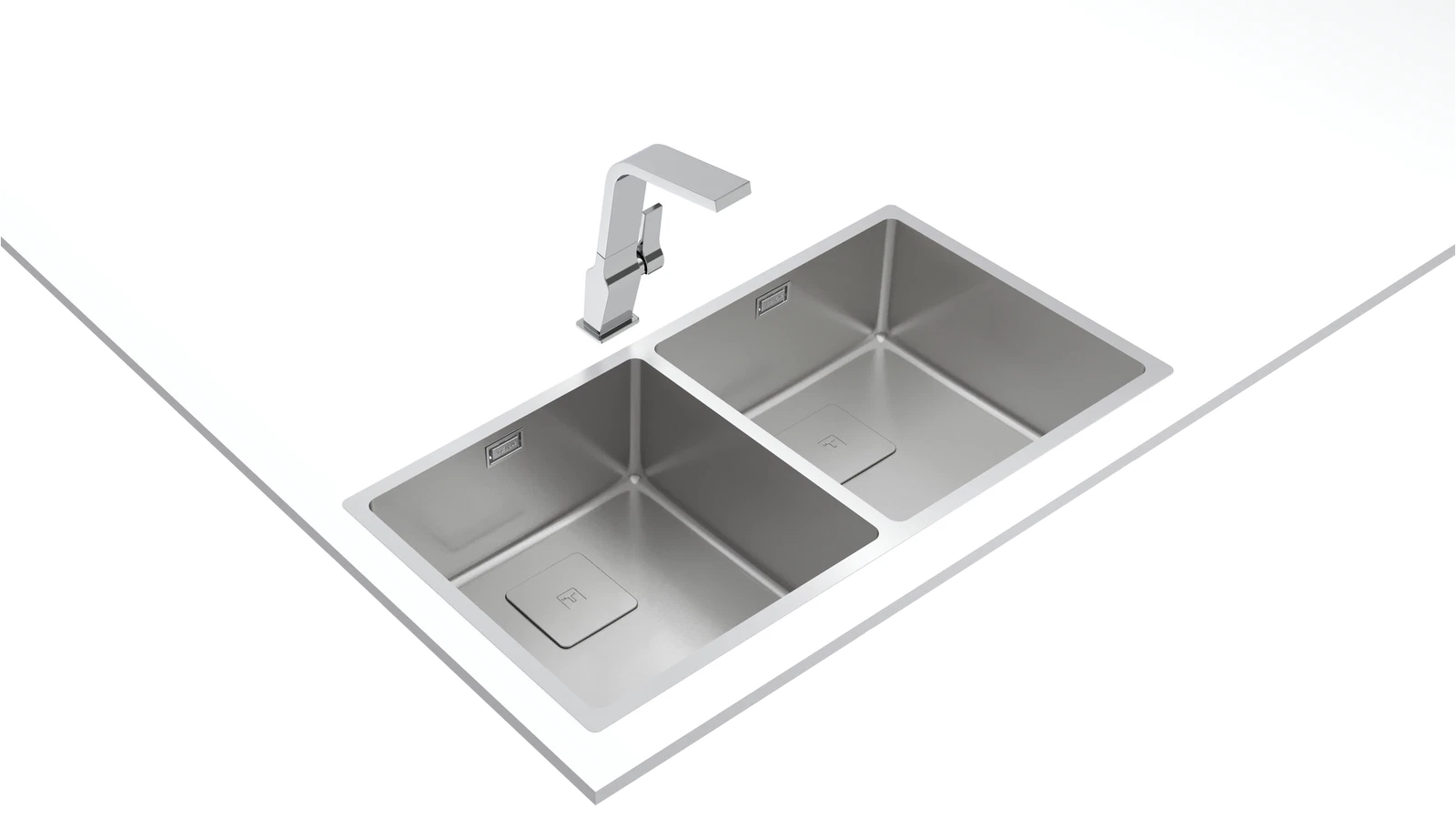 Мойка из нержавеющей стали Teka  FLEXLINEA RS15 86.40 M-XT 2B PureClean Мягкая текстура / Водотталкивающий эффект подстольного монтажа / монтаж заподлицо / монтаж сверху (плоский кант)