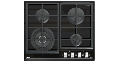 Варочная панель газ на стекле 60 см / Коллекция Urban GZC 64320 XBN NIGHT RIVER BLACK